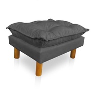 Poltrona de Amamentação com Puff - Conforto Premium para Mamães (Cinza) - imagem 4
