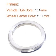 Anéis Centrais de Roda 72.6mm para 79.1mm - Alumínio Premium ZHTEAPR (4 Peças) - imagem 3