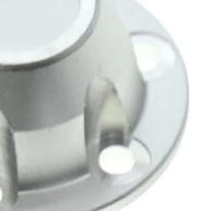 Trava de Roda Metal Prata para Caminhão Wrangler SCX6 JLU (Pacote c/ 4) - Upgrade Premium - imagem 3
