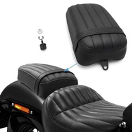 Assento Passageiro Harley Davidson Softail Slim FLSL / Street Bob FXBB 2018-2022 - Couro PU Premium - imagem 4
