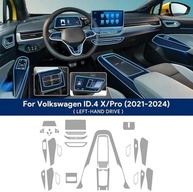 Proteção Premium para VW ID.4 X Pro 2021-2024: Película TPU Transparente Anti-Risco para Console Central - imagem 3