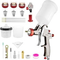 RRJ Pistola de Pulverização LVLP R500 Premium - Kit Completo com Bicos e Regulador para Pintura Automotiva e DIY - imagem 2