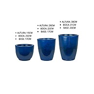 Vasos Decorativos: Kit 3 Polietileno Premium - imagem 2