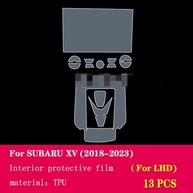 Proteção Premium para Subaru XV 2018-2023: Película TPU-PPF Transparente e Resistente a Arranhões para Console e GPS - imagem 3