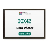 Moldura A3 com Vidro 30x42cm - Proteção Premium para Diplomas, Certificados e Artes - imagem 1