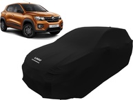 Capa Automotiva Premium para Renault Kwid: Proteção e Estilo em Tecido Helanca Lycra (Preto) - imagem 1