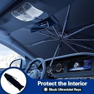 Protetor Solar Para-brisa Carro Premium Dobrável - Mantenha Seu Veículo Fresco! - imagem 4