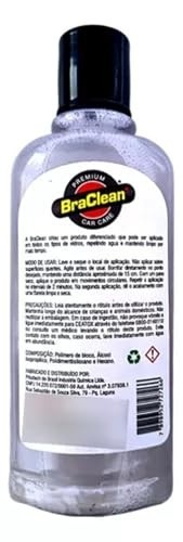 Cristalizador de Vidros Premium BraClean: Visibilidade Máxima e Repelência de Água para Seu Carro (100ml) - imagem 4