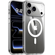 Capa Mag-Safe Transparente Premium para iPhone 17 Pro MAX: Slim, Anti-Amarelamento e Proteção de Câmera - imagem 2