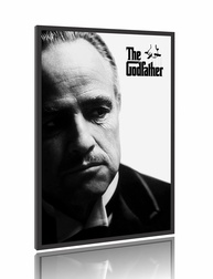 Quadro Pôster Filme O Poderoso Chefão 1 M4 60x90cm - Decoração Premium para Sala, Escritório e Quarto - imagem 1
