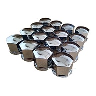 Kit 16 Capas Cromadas para Parafusos de Roda Sextavado 17mm: Elegância e Proteção Premium - imagem 2