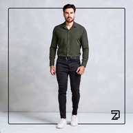 Camisas Sociais Slim Fit: Kit 3 Spandex Premium - imagem 2
