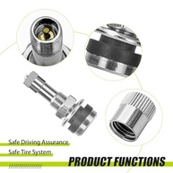 Kit 4 Hastes de Válvula TR-416 para Pneus: Antivazamento e Durabilidade Premium - imagem 4