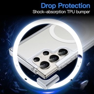 JETech Capa Magnética para Samsung S23 Ultra 5G: Proteção Premium com MagSafe (Transparente Fosco) - imagem 5
