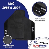 Jogo de Tapetes Automotivos Emborrachados Fiat Uno (1985-2007) - 3 Peças Premium - imagem 5