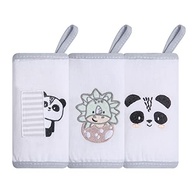 Papi Textil Babete Gifts Papi Friends com Prendedor de Chupeta - 40cm x 40cm - 3 Unidades - imagem 2