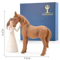 Estátua de Cavalo em Resina Pintada à Mão - Presente Perfeito para Amantes de Cavalos - imagem 4