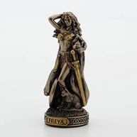 Estatueta Freya Nórdica em Resina - Decoração e Presente Premium - imagem 3