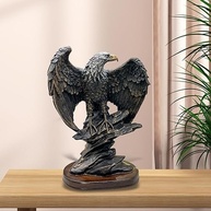 Escultura de Águia em Resina - Estátua Decorativa Moderna para Mesa e Presente Elegante - imagem 3