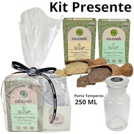 CoCook Kit Trio Presente 100% Natural Tempero Frango Sabor Myanmar 75g, Tempero Chimichurri Sabor Andes 75g com Pano de Copa para Dia das Mães, Dia dos Namorados, Dia dos Pais, Páscoa, Presentes, Natal, Casamento - imagem 2