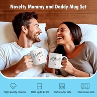 Presente Especial para Novos Pais - Kit Completo com Canecas, Cobertor, Macacão e Mais - imagem 5