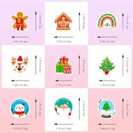 Adesivos de Natal Premium - 50 Peças | Decore Presentes, Cartões e Ambientes com Estilo - imagem 3