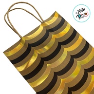 Sacola Kraft Dourada: Elegância para Presentes - imagem 2
