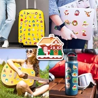 Adesivos de Natal Premium - 50 Peças | Decore Presentes, Cartões e Ambientes com Estilo - imagem 5