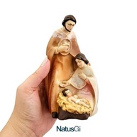 Presépio Sagrada Família em Resina 16cm - Decoração Religiosa para o Natal - imagem 5