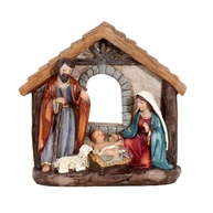 Tuut Presépio Linha Sagrada Família 16cm - Poliresina Detalhada para Decoração Natalina - imagem 1