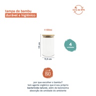 Potes de Vidro 1100ml: Organize e Preserve! - imagem 2
