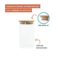 Potes de Vidro 600ml: Organize e Preserve! - imagem 2