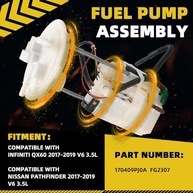 Conjunto Módulo Bomba Combustível Elétrica c/ Sensor Pressão Nissan Pathfinder Infiniti QX60 3.5L (2017-2019) - imagem 3