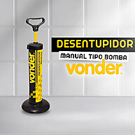 Desentupidor Manual Vonder com Ventosa de Alta Pressão - imagem 1