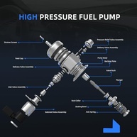 Bomba de Combustível Alta Pressão para VW Jetta, Passat, Golf, Beetle e Audi A4, Q5, Q7 - Desempenho e Confiabilidade - imagem 4