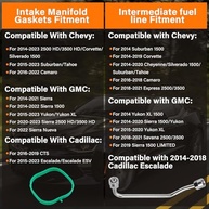 Kit Bomba Combustível GDI Alta Pressão 12697966 + Tubo 12677004 para Chevy, GMC e Cadillac - imagem 4