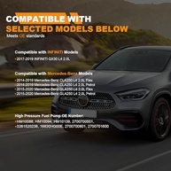 Bomba de Combustível Alta Pressão OTO-K para Mercedes-Benz CLA250 & Infiniti QX30 2.0L - Substituição # 2700700501 - imagem 3