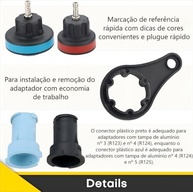 Kit Teste Pressão Radiador 18 Peças: Detecte Vazamentos e Proteja Seu Motor - imagem 4