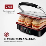 Press Grill Mondial PG-02: Grelhe e Pressione! - imagem 2