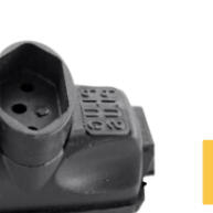 Extensão Tripolar Bivolt: 2, 5, 10m Preta - imagem 2