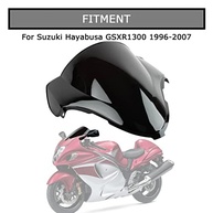 Bolha Dupla Windshield para Suzuki Hayabusa GSXR1300 (1996-2007) - Preta - imagem 3