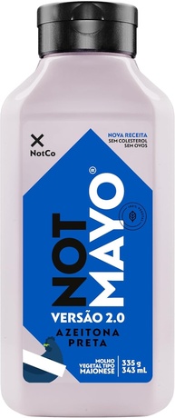 Notco Maionese Vegana Not Mayo Azeitona Preta 335G - imagem 1