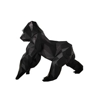 Gorila 10cm Altura - Estatueta 3D Preta para Decoração e Ambientes Modernos - imagem 5