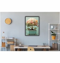 Quadro Decorativo Profissão Psicologia - Cérebro e Moldura Preta A3 (45x33) - imagem 3