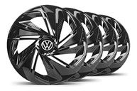 Jogo de Calotas Esportivas Nitro Aro 14 Preta para Volkswagen Voyage: Estilo e Personalidade! - imagem 2