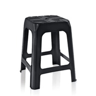 Banqueta Preta 45cm Arqplast - Conforto e Estilo para Qualquer Ambiente - imagem 2