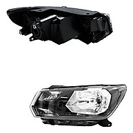 Farol Dianteiro Gol G8 2018 2019 2020: Máscara Negra, Foco Simples e Carcaça Preta - imagem 2