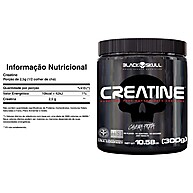 Whey Protein + Creatina Pura: Suplemento Caveira Preta - imagem 2