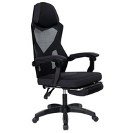 Cadeira de Escritório Giratória Fortt Verona Preta com Rodas e Encosto em Tela - Conforto e Estilo para Home Office - imagem 1