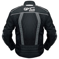 Jaqueta GP Tech Summer 2 Preta-Cinza unissex c/proteção - imagem 3